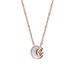 Women's Jewelry Summer High End Niche Non Fading Titanium Steel Necklace Real Diamond Pendant Necklace Accessories_ipsvogv.com