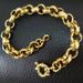 Belcher Bolt Link Mens Womens Solid Bracelet Gift in 18-24cm Length_ipsvogv.com