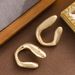 Exaggerated Personality INS Style Irregular Geometric For Women With A Sense Of Light Luxury, Fashionable Silver Needle_ipsvogv.com