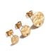 Stainless Steel Round Irregular Embossed Original Pieces, With Holes, DIY Earrings Accessories_ipsvogv.com