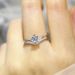 Cao Shi Live Rings 2024 New Fashion V-shaped Wedding Proposal Ring Couple Gift_ipsvogv.com