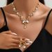 Alloy Rhinestone Necklace Earrings Bride Wedding Accessories Banquet Women Multiple Styles_ipsvogv.com