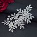 Handmade Headdresses, Bridal Wedding Dress Hair Accessories, Rhinestone Pearl Hair Comb Performance Accessories_ipsvogv.com