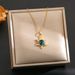【 】 Starry Planet Zircon Light Luxury Charm Gorgeous Full Diamond Necklace Women's Versatile Clavicle Titanium Steel_ipsvogv.com