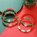 Christmas Bracelet Set Holiday Jewelry Snowman Santa Claus Bracelet Gift_ipsvogv.com