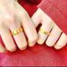 4mm Matte Gold Titanium Steel Plain Non Fading, Niche Ring, Xiyin_ipsvogv.com
