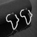 fashion African map earrings gold stainless steel earrings earrings earrings_ipsvogv.com