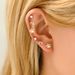 Small minimalist Korean style women's personalized bow zircon inlay design, earrings with light luxury and high-end feel_ipsvogv.com