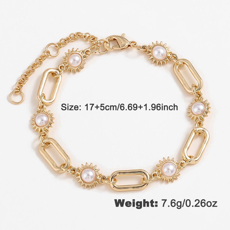 Women's Jewelry Autumn New Style Bohemian Style Simple Pearl Necklace Set_ipsvogv.com