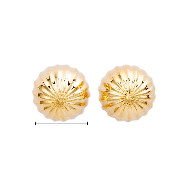 Sterling Silver Korean Style Niche Design Sense Lantern Earrings Fashionable INS Style Texture Women's High-end Sense Ear Jewelry_ipsvogv.com
