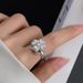 Rotating Clover Female Instagram Style Love Set Diamond Gold Light Luxury Handicraft Open Ring_ipsvogv.com