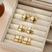 Women’s Jewelry Set Fashion Copper Plated Geometric Earrings Simple Exquisite Niche Personality Versatile Earrings_ipsvogv.com