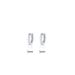Ear Clasps Korean Version Simple Row Diamond Zircon Earrings Women's Small Fresh Round Small Ear Bone Nails_ipsvogv.com