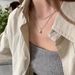 S Pure Silver Water Droplet Double-layer Necklace For Women, Niche Design, Light Luxury, Gentle Personality, Simple And_ipsvogv.com