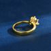 Moissanite Does Not Fade Light Luxury Niche Design Two Carat Zircon Ring Female High End White Copper Plated Gold Index Finger Ring_ipsvogv.com