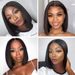 Short Straight Bob 4x4 Lace Clousure Wig 100% Human Hair Wigs For Women Pre Plucked Remy Closure Brazilian Human Hair 180% Densityl Bob Wigs_ipsvogv.com