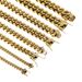 Men's Jewelry 6 14MM Titanium Steel Cuban Chain Trendy Hip Hop Stainless Steel Encryption Necklace Men's Bracelet Does Not Fade All Match Necklace_ipsvogv.com