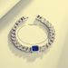 New Style Unisex Blue Couple Men And Women Cuban Personalized Men's Bracelets_ipsvogv.com