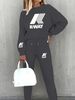 Women's Fashion Street Printed Sweatshirt Set_ipsvogv.com