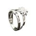 Sanjie Fashion Coconut Tree Zircon Feminine Style, Simple Fork Japanese And Korean Diamond Set Tail Ring, Creative_ipsvogv.com