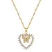Love 【 】 Butterfly Light Luxury Charm Gorgeous Full Diamond Necklace Women's Versatile Clavicle Titanium Steel Chain 【 】_ipsvogv.com