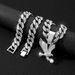 Hip Hop Fashion Personality Spreading Eagle Pendant Cuban And Women Niche Versatile Accessories Chain Necklace For Men_ipsvogv.com