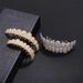 Christmas hip-hop 14K real gold electroplated copper zirconium exaggerated rap props braces accessories_ipsvogv.com