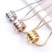 Simple temperament titanium steel men's pendant necklace does not fade trendy neutral women's clavicle advanced snake bone chain accessories_ipsvogv.com