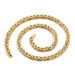 Cool Byzantine Emperor Chain Set Multi Specification Stainless Steel Jewelry Buckle Flat Chain Bracelet Necklace_ipsvogv.com