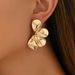 Women’s Jewelry Set Fashion Commuter Style Flower Women's Earrings Personality Five Petal Flower Temperament Design Earrings Jewelry_ipsvogv.com