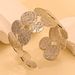 Gold Plated Mother-of-Pearl Open Bracelet Elegant Fashionable Light Luxury High-End Sense Jewelry_ipsvogv.com