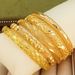 Copper Gold-plated Geometric Hollow Design Women's Bracelet, Bride's Day Wedding Party Gift_ipsvogv.com