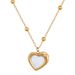 Body 【 Full Titanium Steel 】 Love Shell Personality Minimalist In The Stove, Genuine Gold Necklace, Female Ins Net Red 【 】 Stove, Necklace,_ipsvogv.com