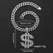 Unisex Popular Hip Hop Jewelry HIPHOP Dollar Pendant Necklace Hip Hop Men's Necklace Pendant_ipsvogv.com