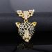 Unisex Exaggerated And Domineering Diamond Studded Leopard Head Pendant HIPHOP Jewelry Trendy Men's Punk Cool Hip Hop Cuban Chain_ipsvogv.com
