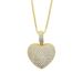 Hip Hop New Heart Shaped Zircon Pendant Trend Inlaid Zircon Full Diamond Love Necklace_ipsvogv.com