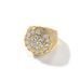 Hipster Men's Ring Gold Plated Flower Geometric Design – Vintage Hip Hop Jewelry For Men, Punk Gothic Accessories (Sizes 7-11)_ipsvogv.com