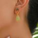 Small China-Chic Style Women's Geometric Color Painted Enamel Auspicious Pattern Advanced Design Earnails Versatile_ipsvogv.com