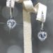 Cao Shi's Heart Shaped Simple Love Zircon Earrings, Elegant Face And Slim Earrings_ipsvogv.com