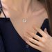 Light luxury high sense micro-inset zircon U-shaped necklace delicate temperament simple fashion niche collarbone chain everything neck chain_ipsvogv.com