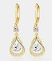 Unisex Real Gold Brass Electroplating Niche Diamond Drop Hollow Earrings Simple Design Ear Buckles_ipsvogv.com