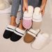 New winter cotton slippers lovers indoor home warm non-slip floor plush slippers_ipsvogv.com