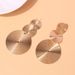 Women’s Jewelry Set Fashion Gold Stitching Round Earrings Ins Niche Fashion Personality Female Earrings_ipsvogv.com