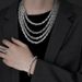 Domineering thick handmade keel chain trend titanium steel men and women jewelry accessories braided lantern chain men's necklace_ipsvogv.com