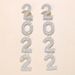 Shiny Diamond Year Earrings All-match Trendy Full Diamond Digital Earrings Hot earring_ipsvogv.com