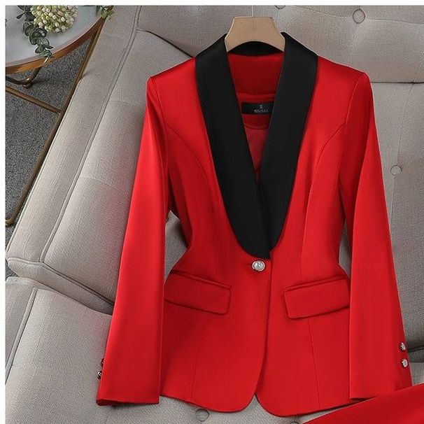 Women's Clothing Light luxury high-end professional suits fashionable temperament goddess style green suit jacket_ipsvogv.com