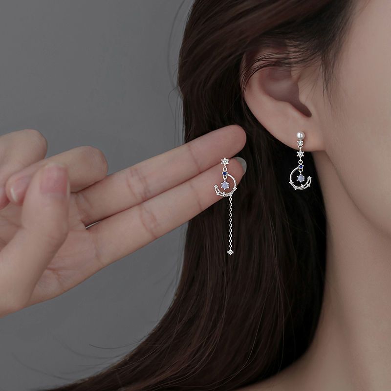 Asymmetric Tassel Women's Bow New Style, Small Fashion Grand, High-end, Light Luxury Earrings, Yiwu Accessories_ipsvogv.com