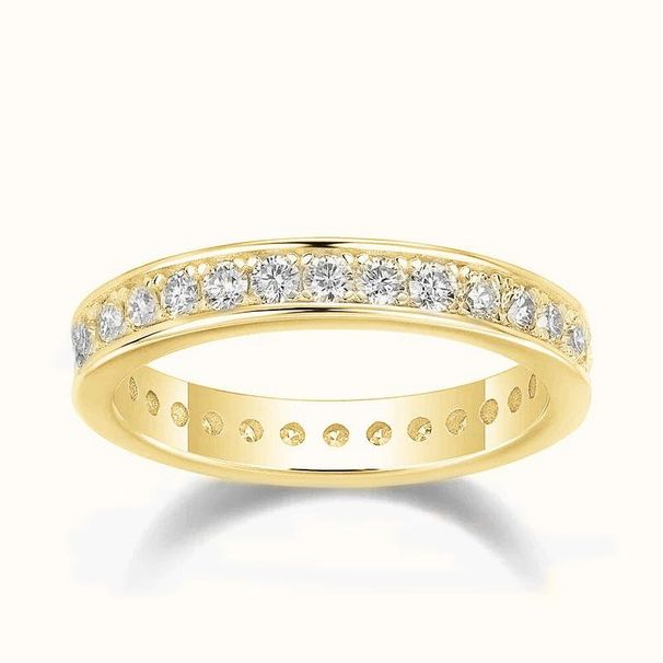 Full Diamond Ring For Women Daily Matching Shining Accessories Fashionable And Elegant Versatile Ring_ipsvogv.com