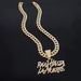 Men’s Jewelry Set Fashion INS Trendy English Diamond Alloy Pendant Exaggerated Full Diamond Letter Personality Men And Women Trendy Hip Hop Pendant_ipsvogv.com
