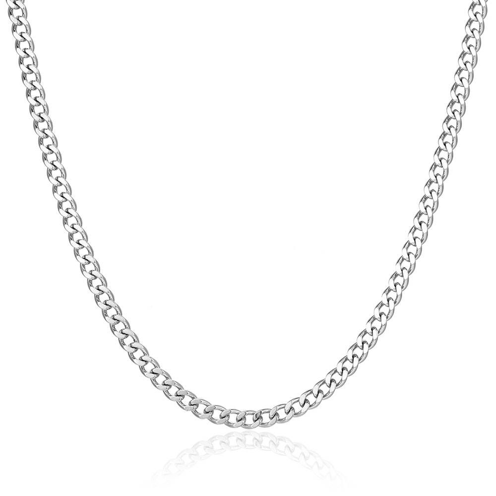 IMI Basic Necklace Men And Women Simple Niche Accessories Hip Hop Cuban High Street Cool Titanium Steel Chain_ipsvogv.com